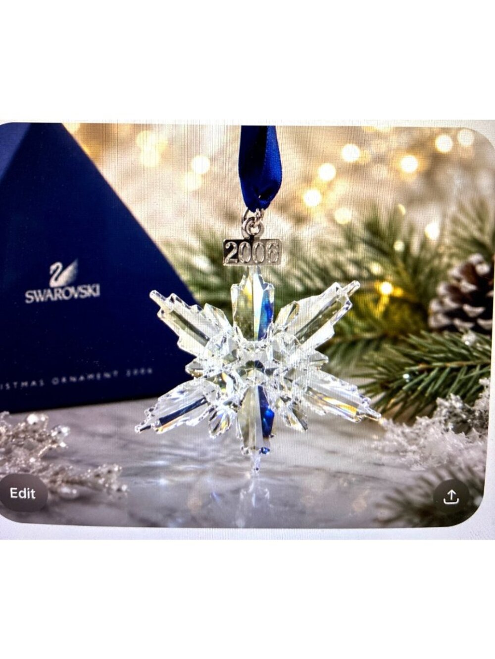 Swarovski 2006 Crystal Ornament - Picture 7 of 10